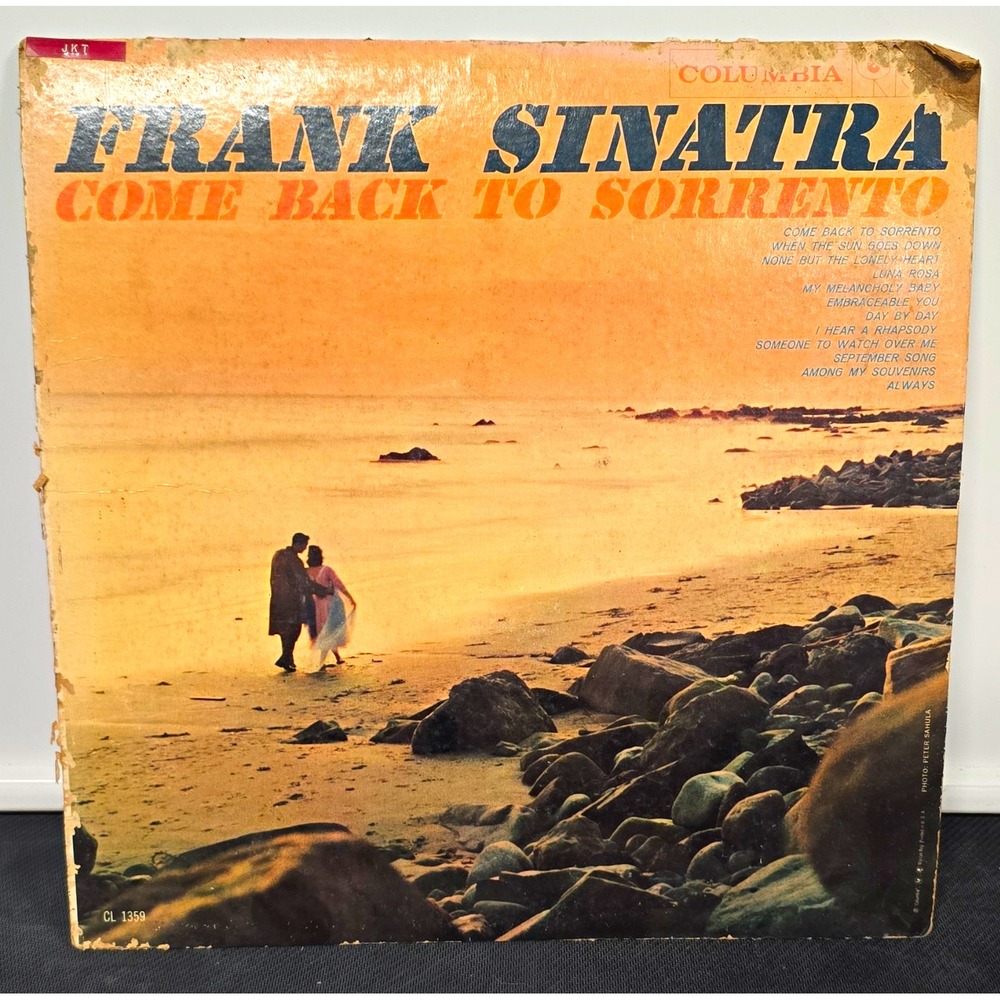 Frank Sinatra Come Back to Sorrento Columbia CL 1359 12" Black Vinyl LP